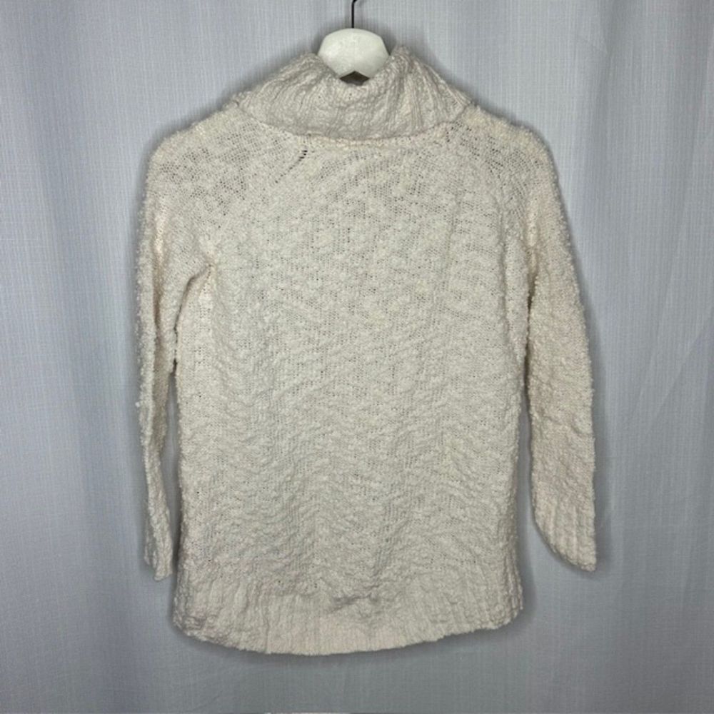 Moth Anthropologie Cream Cowl Neck Sweater - Picture 2 of 3